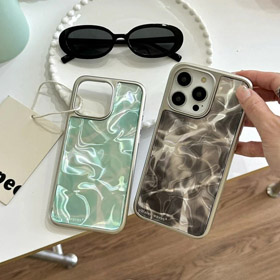 iPhone 17 Water Ripple 16 Phone 15 Case-4710